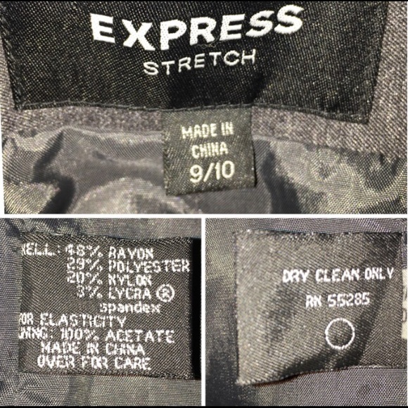 Express Women’s Trench Coat Jr. Size 9/10 - Picture 6 of 6